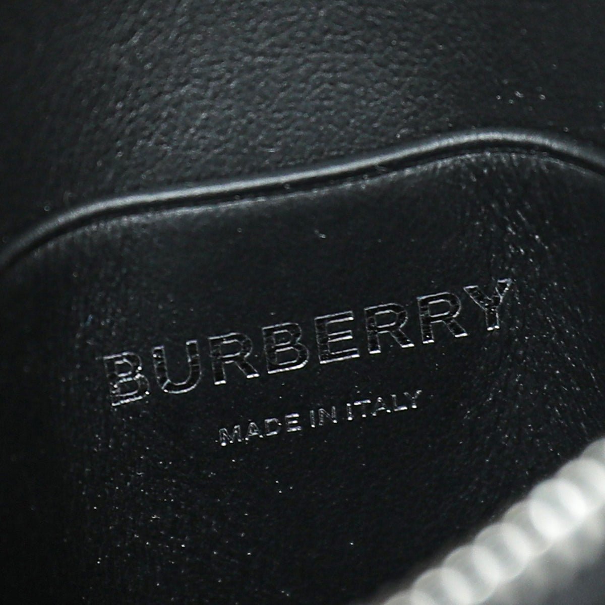 Burberry Black TB Neck Wallet