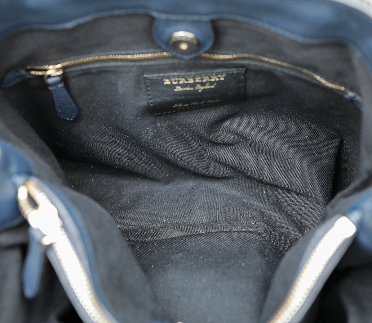 Burberry Blue Banner Tote Medium Bag