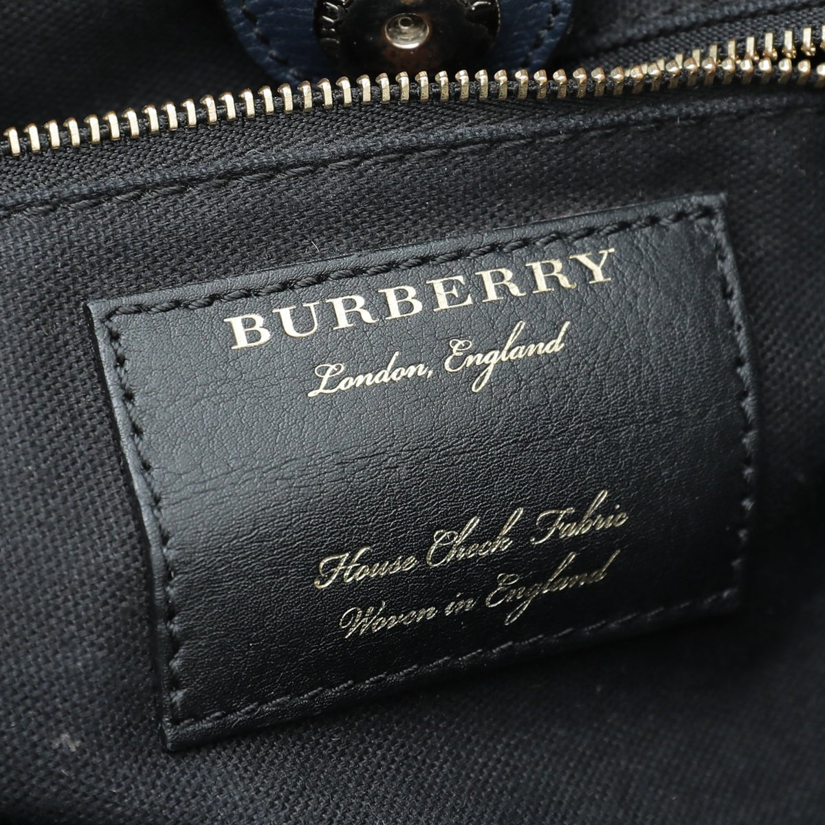 Burberry Blue Banner Tote Medium Bag