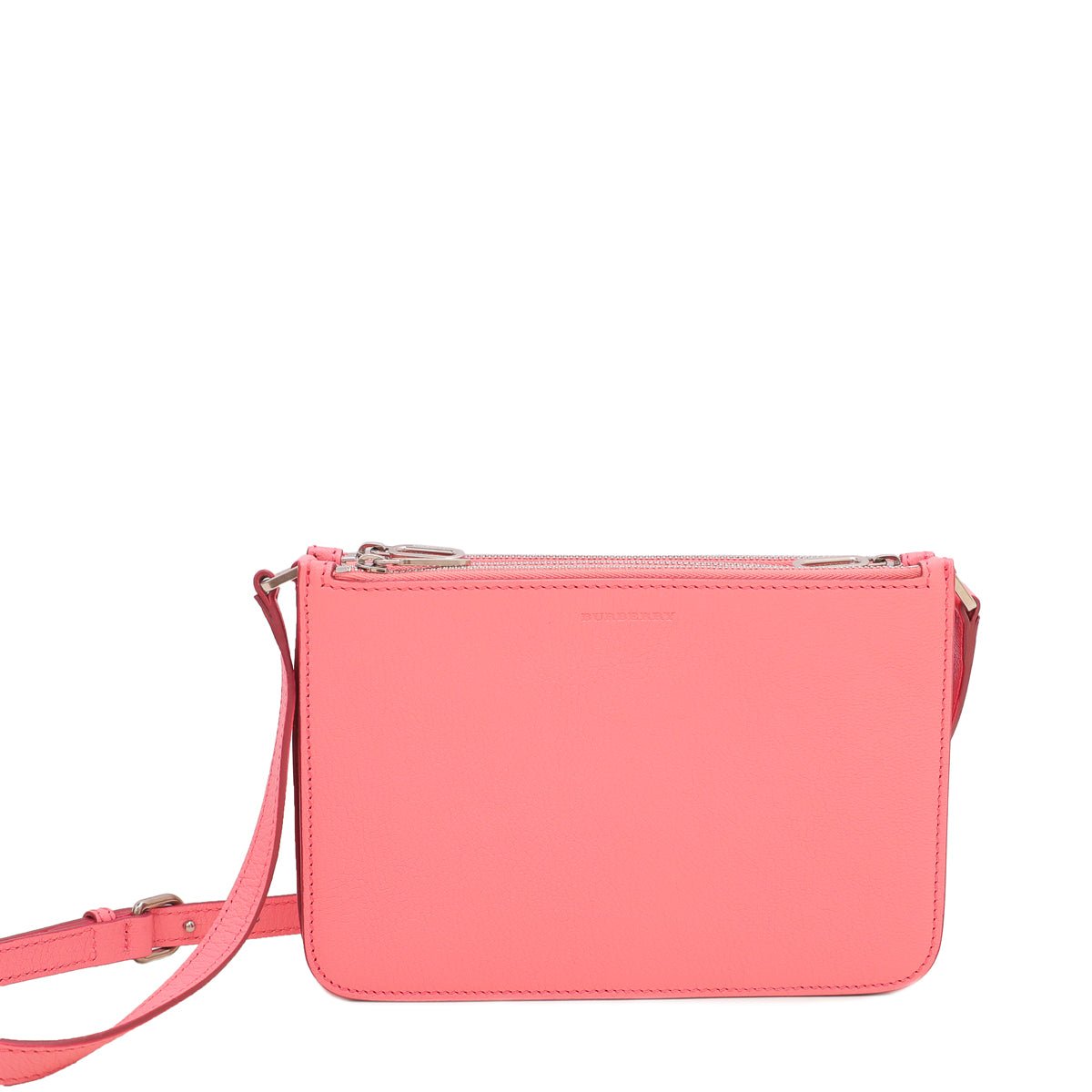 Burberry Blush Pink Triple Zipped Crossbody Bag