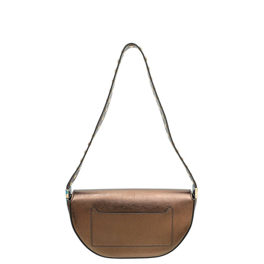 Burberry Bronze Olympia Studs Small Flap Bag