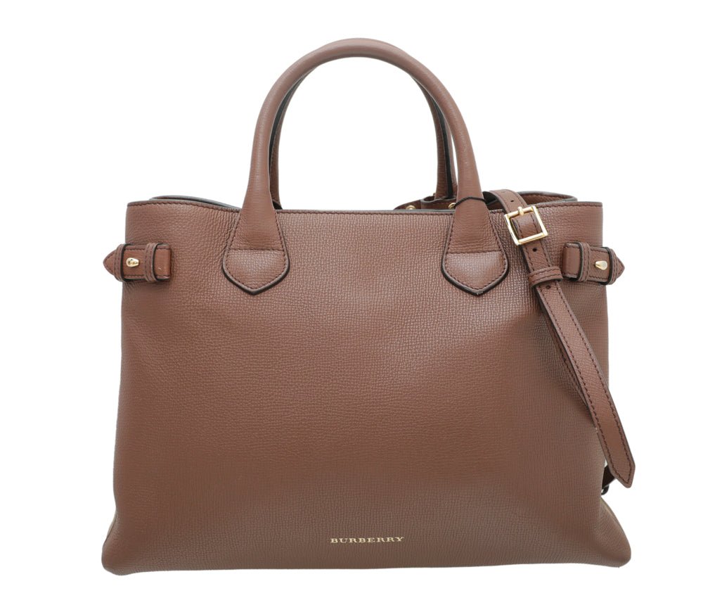 Burberry Brown Banner Tote Bag