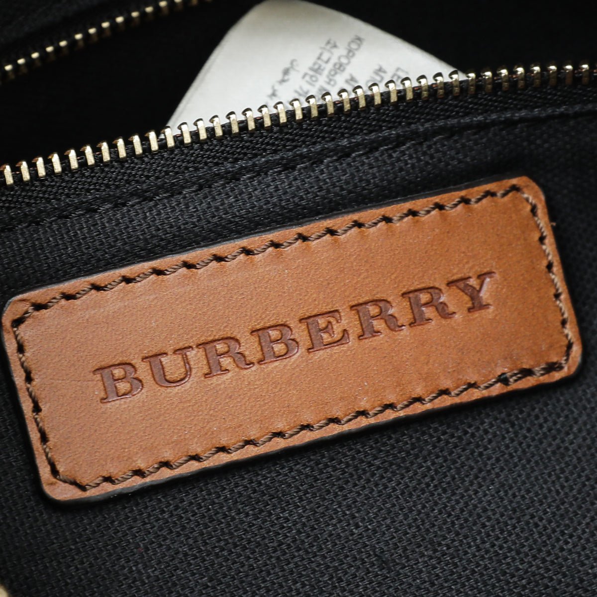 Burberry Brown House Check Bridle Small Alchester Bowling Bag