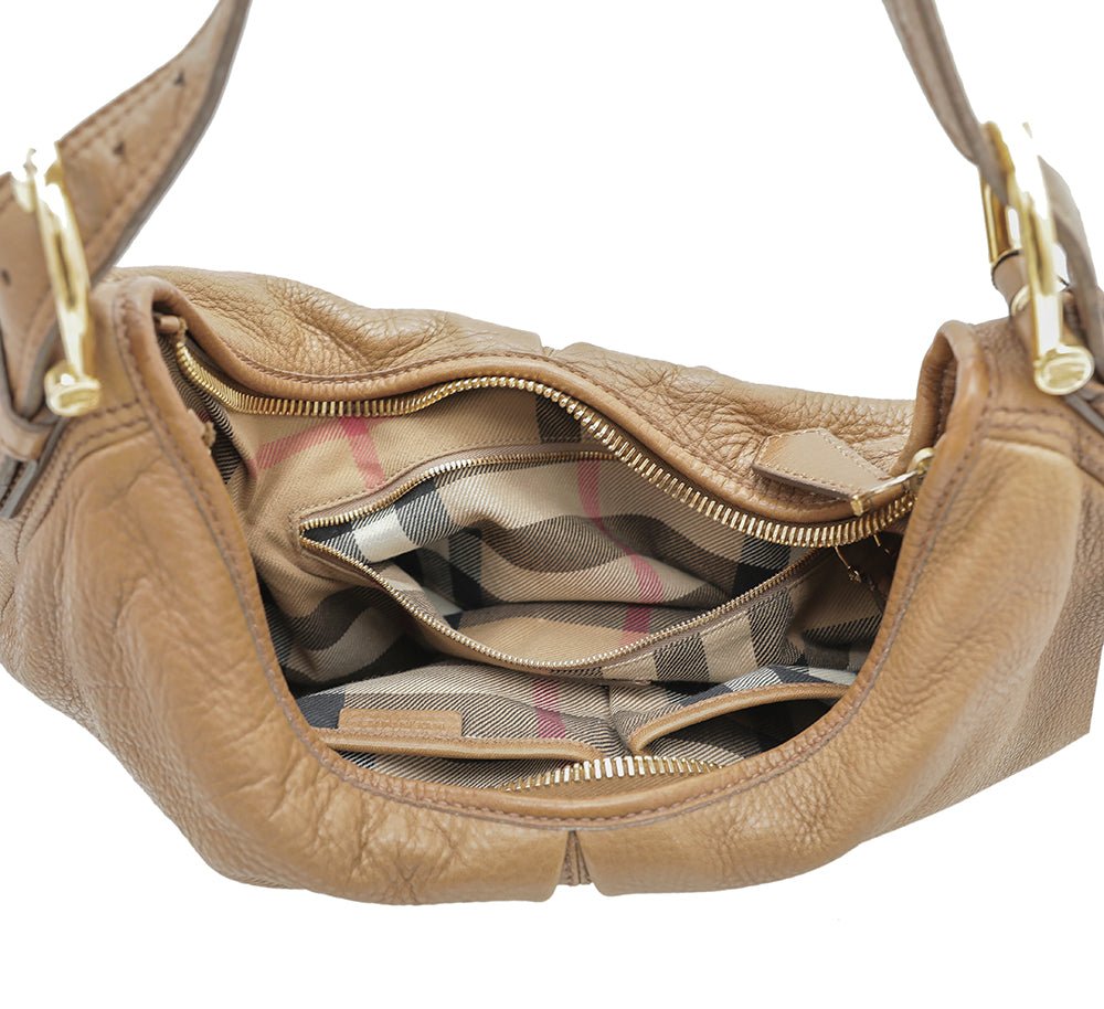 Burberry Brown Malika Hobo Bag