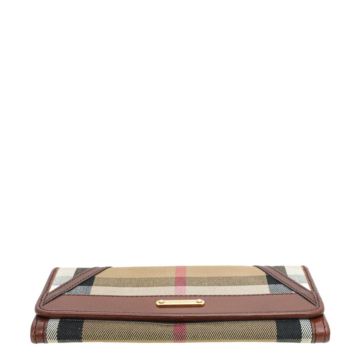 Burberry Brown Nova Check Continental Wallet