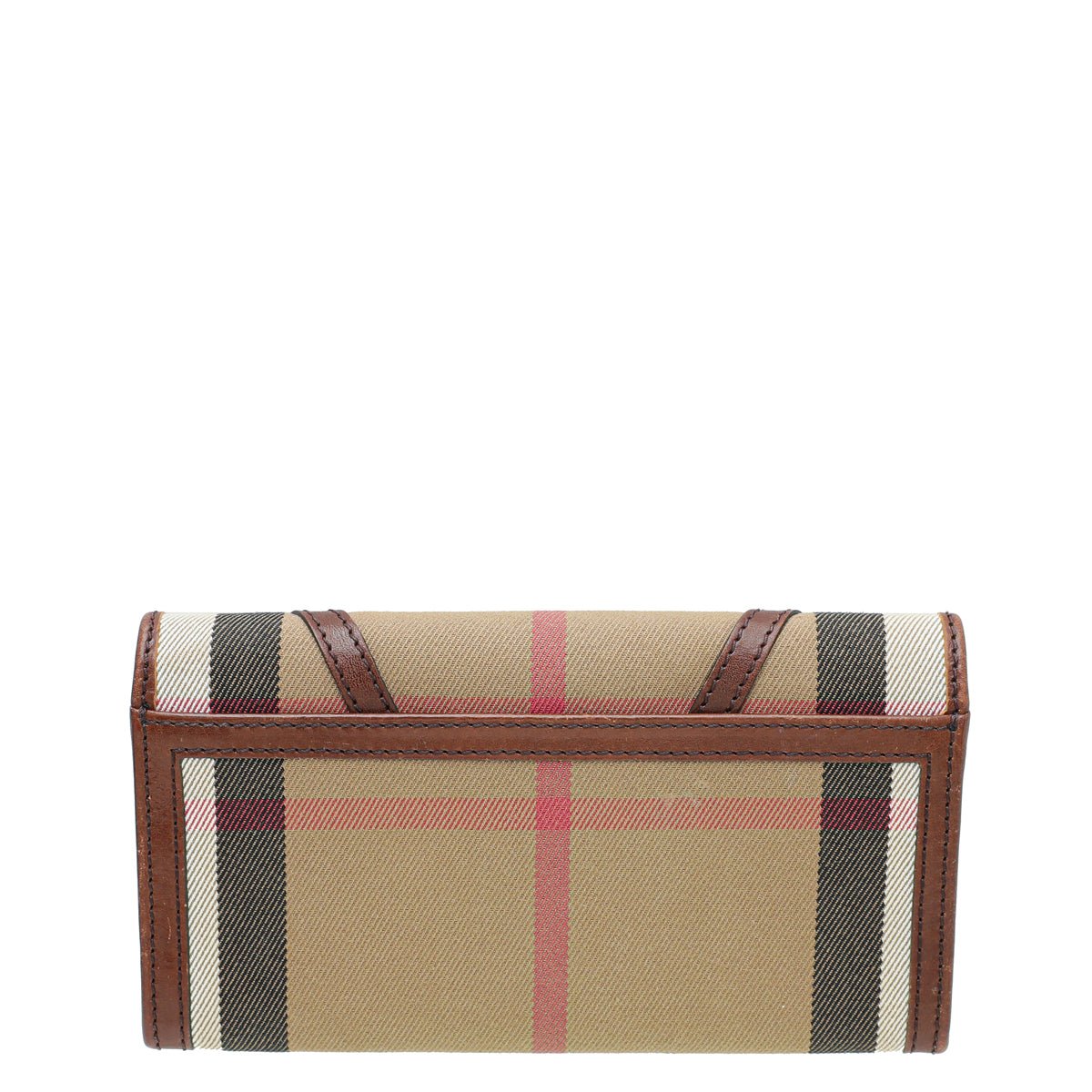 Burberry Brown Nova Check Continental Wallet