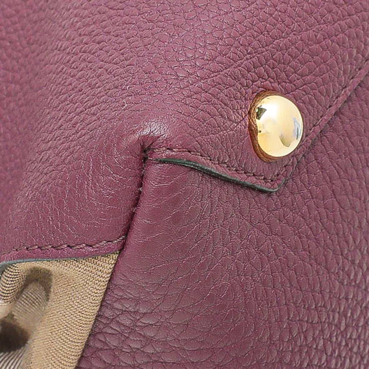 Burberry Burgundy Banner Tote Medium Bag