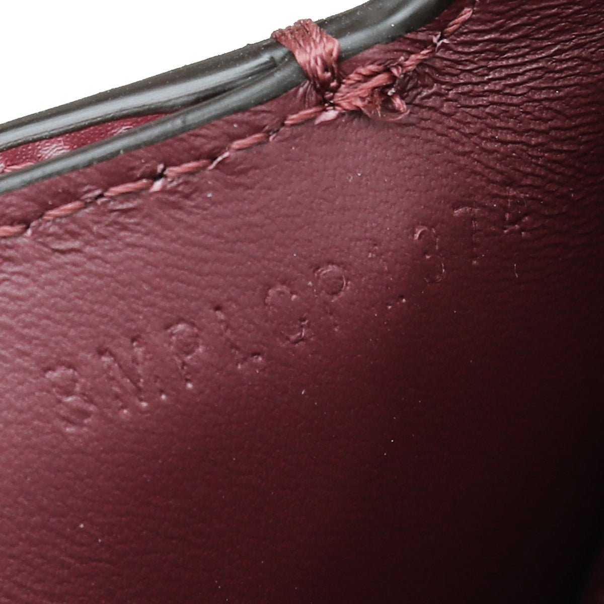 Burberry Burgundy Check Olympia Small Bag