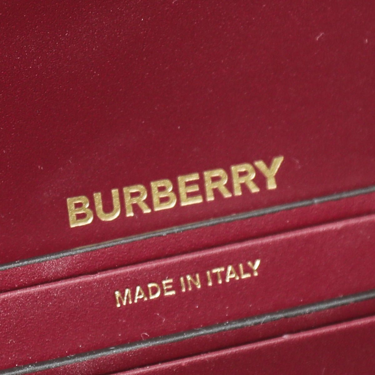 Burberry Burgundy Check Olympia Small Bag