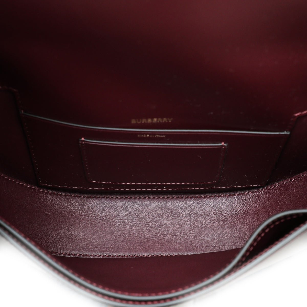 Burberry Burgundy Olympia Small Bag