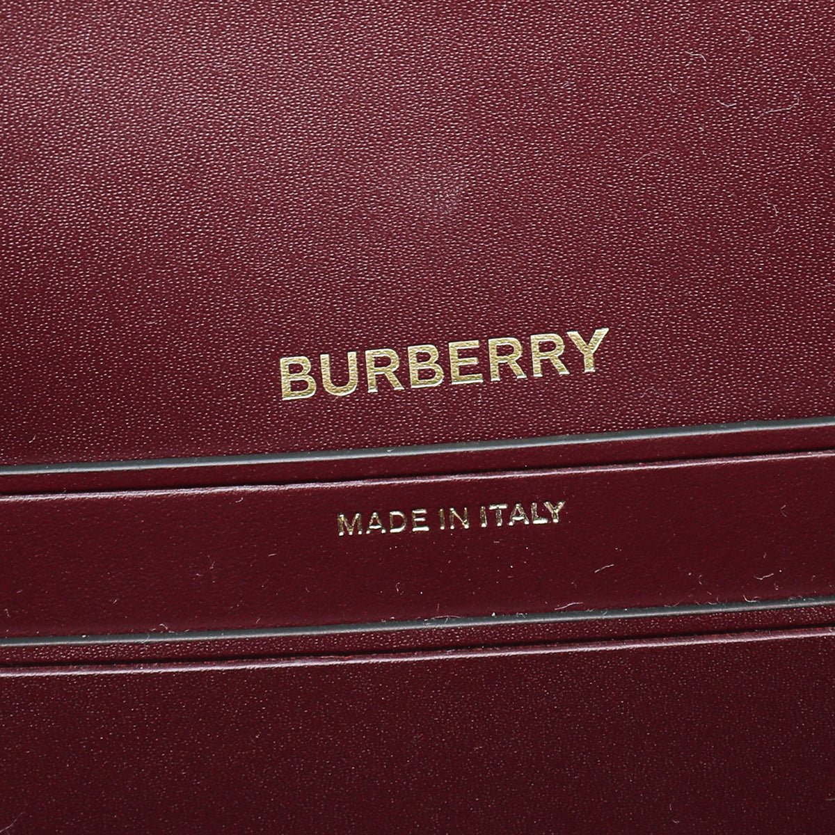 Burberry Burgundy Olympia Small Bag