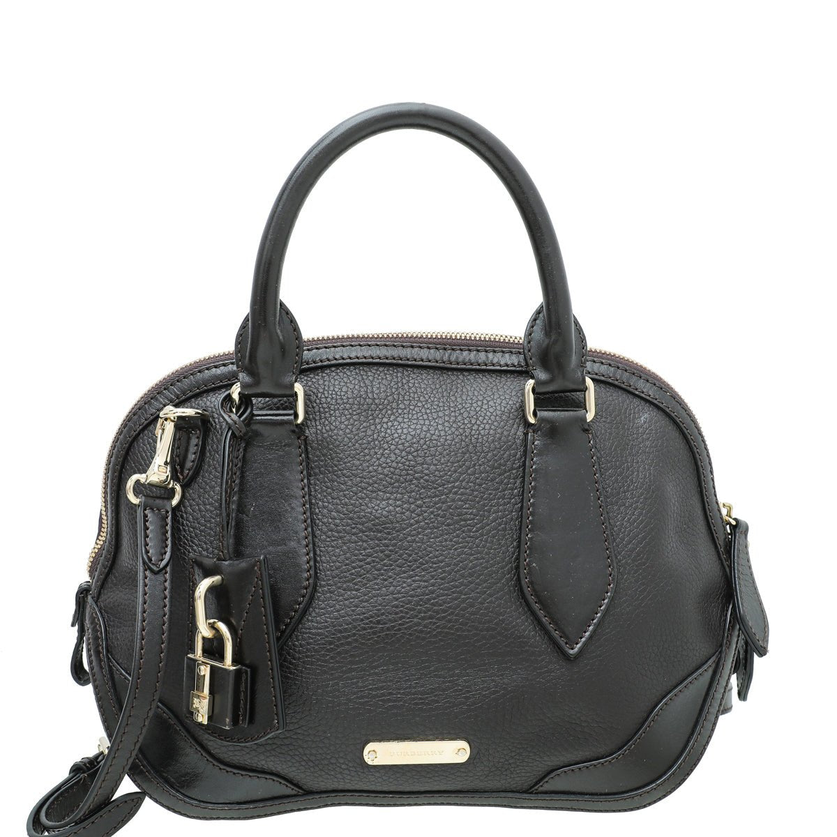 Burberry Chocolate Brown Orchard Satchel Bag