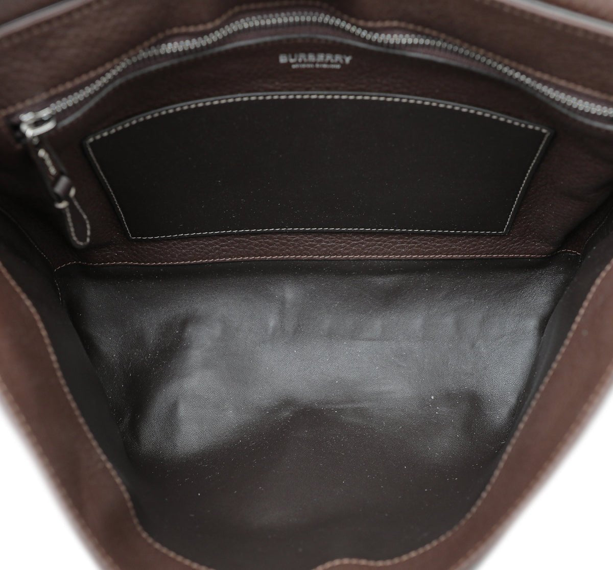 Burberry Clay Brown Pocket Messenger Bag