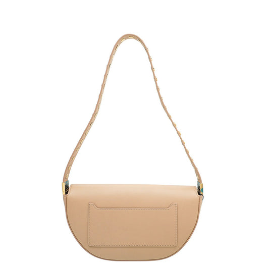 Burberry Cool Beige Olympia Studs Flap Bag