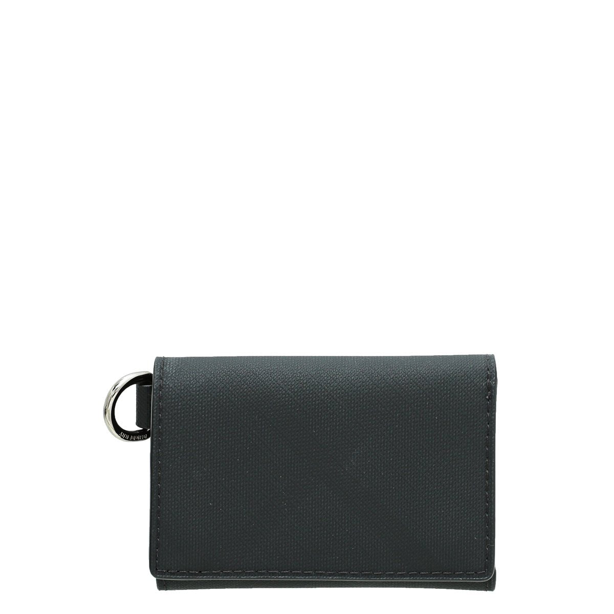 Burberry Dark Charcoal Check Finn Compact Wallet