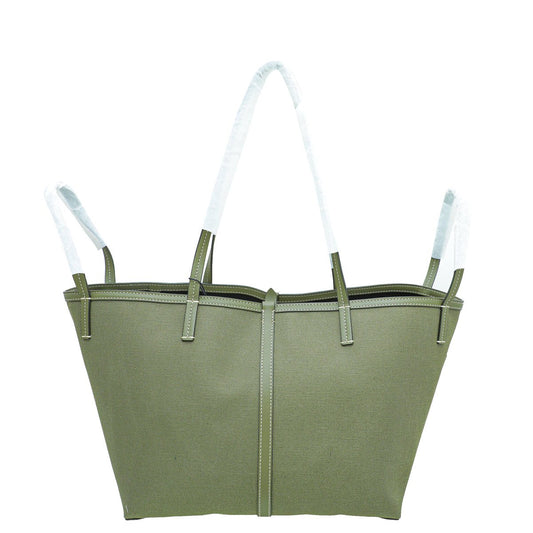 Burberry Dark Fern Green Beach Mini Tote Bag