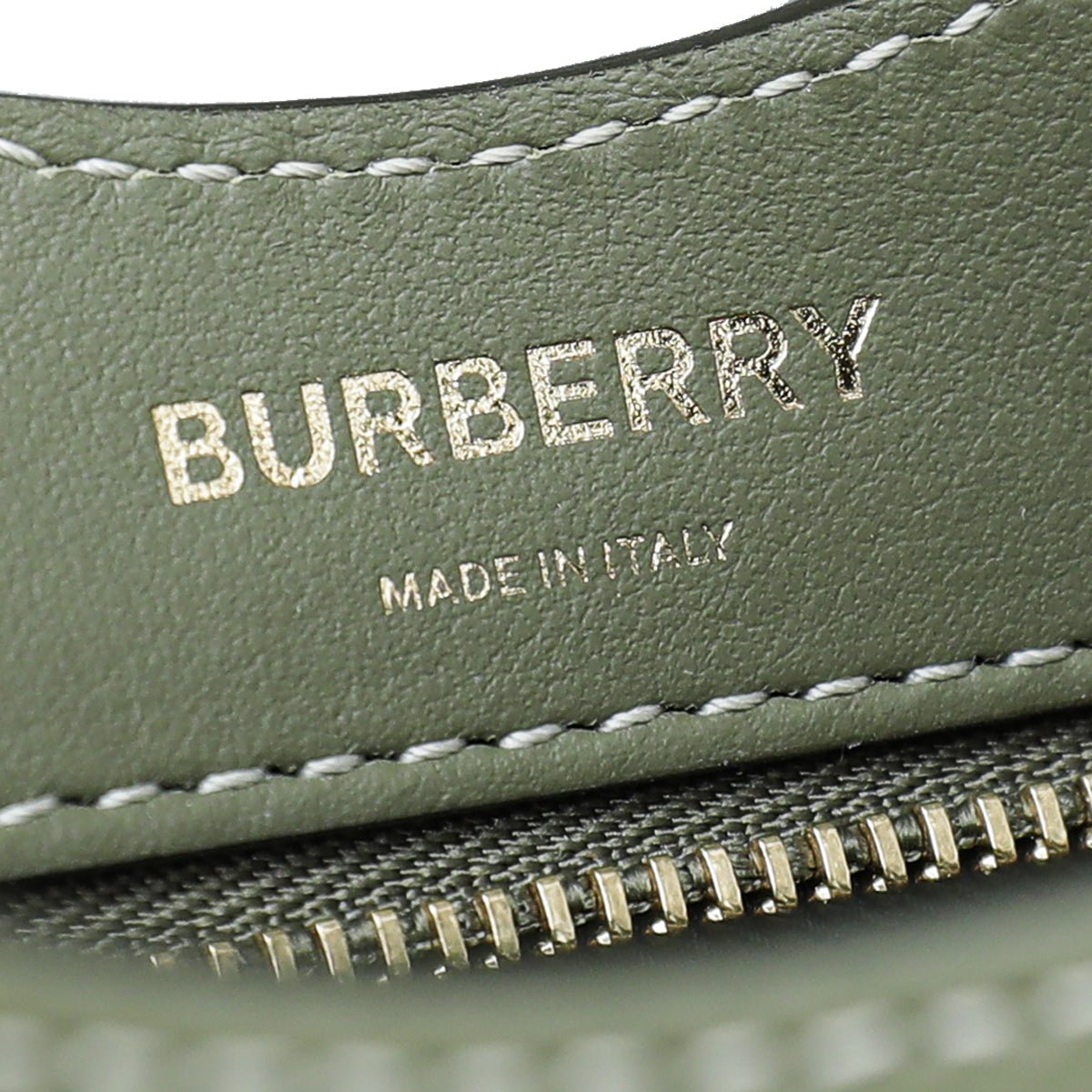 Burberry Dark Fern Green Pocket Mini Bag