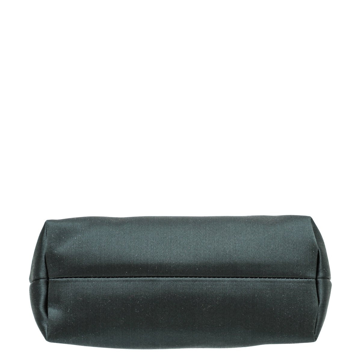 Burberry Dark Forest Green Satin Pin Clutch