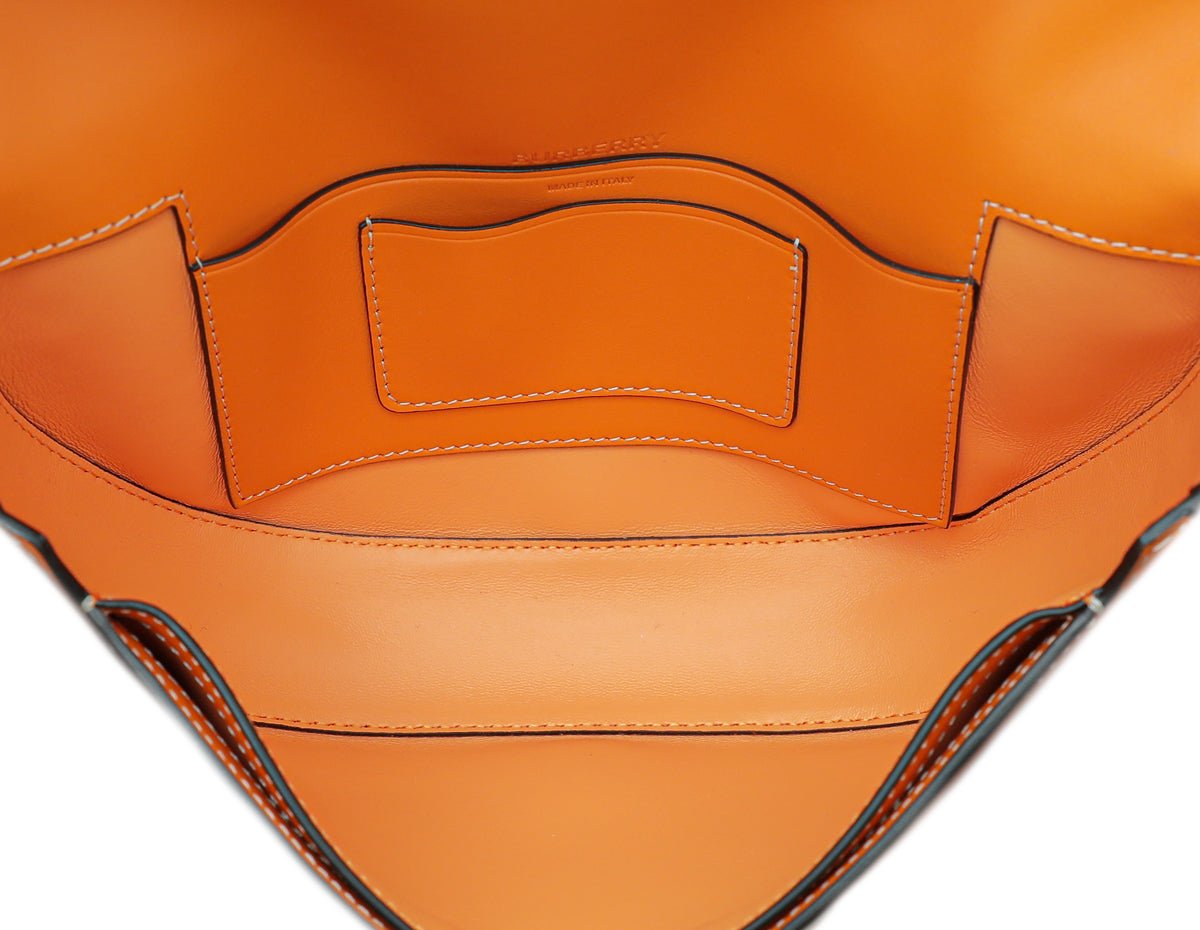 Burberry Deep Orange Olympia Bumbag