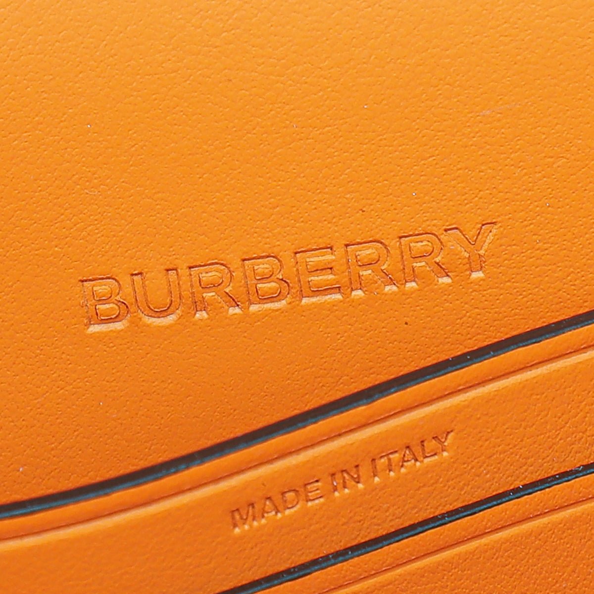 Burberry Deep Orange Olympia Bumbag