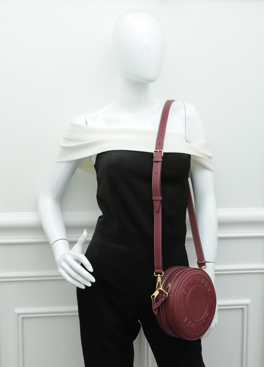 Burberry Garnet Louise Round Bag