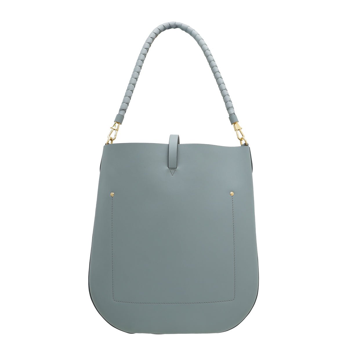 Burberry Grey TB Anne Hobo Medium Bag