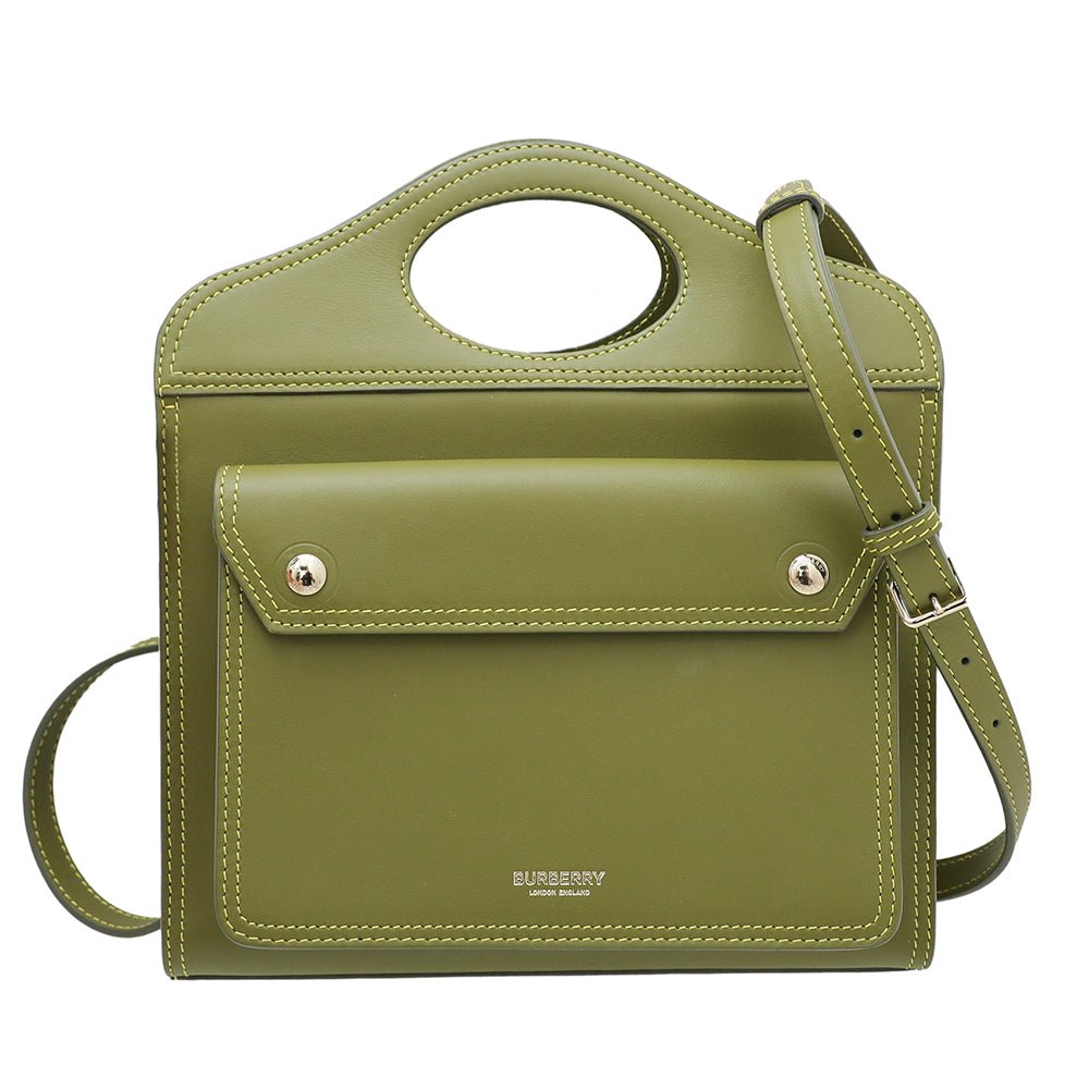 Burberry Juniper Green Pocket Mini Bag