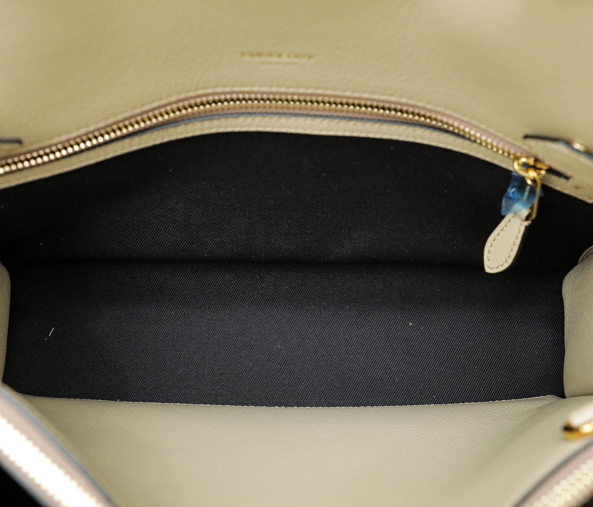 Burberry Light Beige Title Small Tote Bag