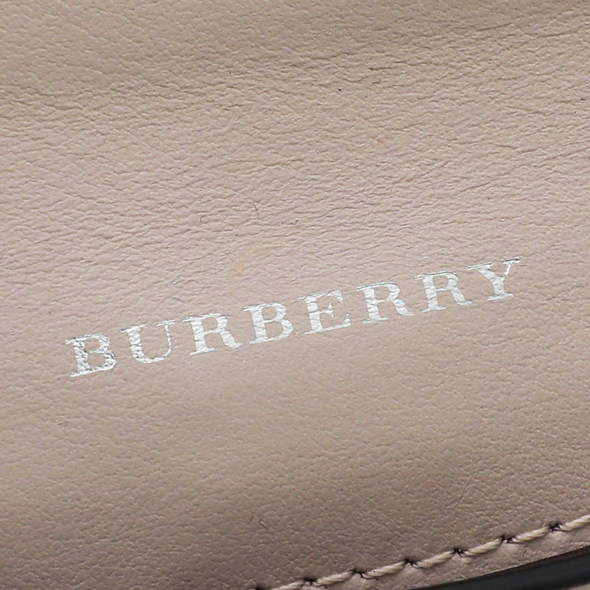 Burberry Light Pink Check French Wallet