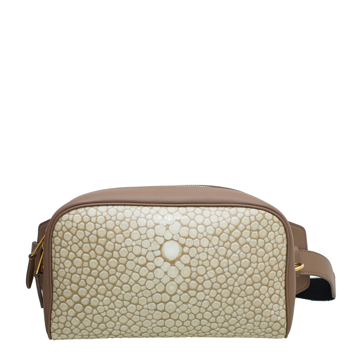 Burberry Light Sand Stingray Print Cube Bumbag