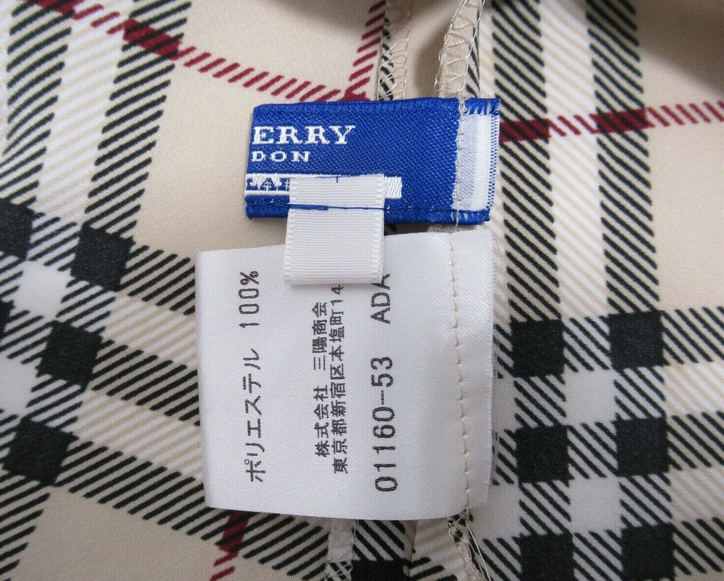 Burberry London Women's Long Check Dress Blue Label