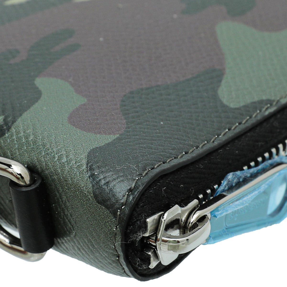 Burberry Mangrove Green Camouflage Daniels Zip-Around Wallet