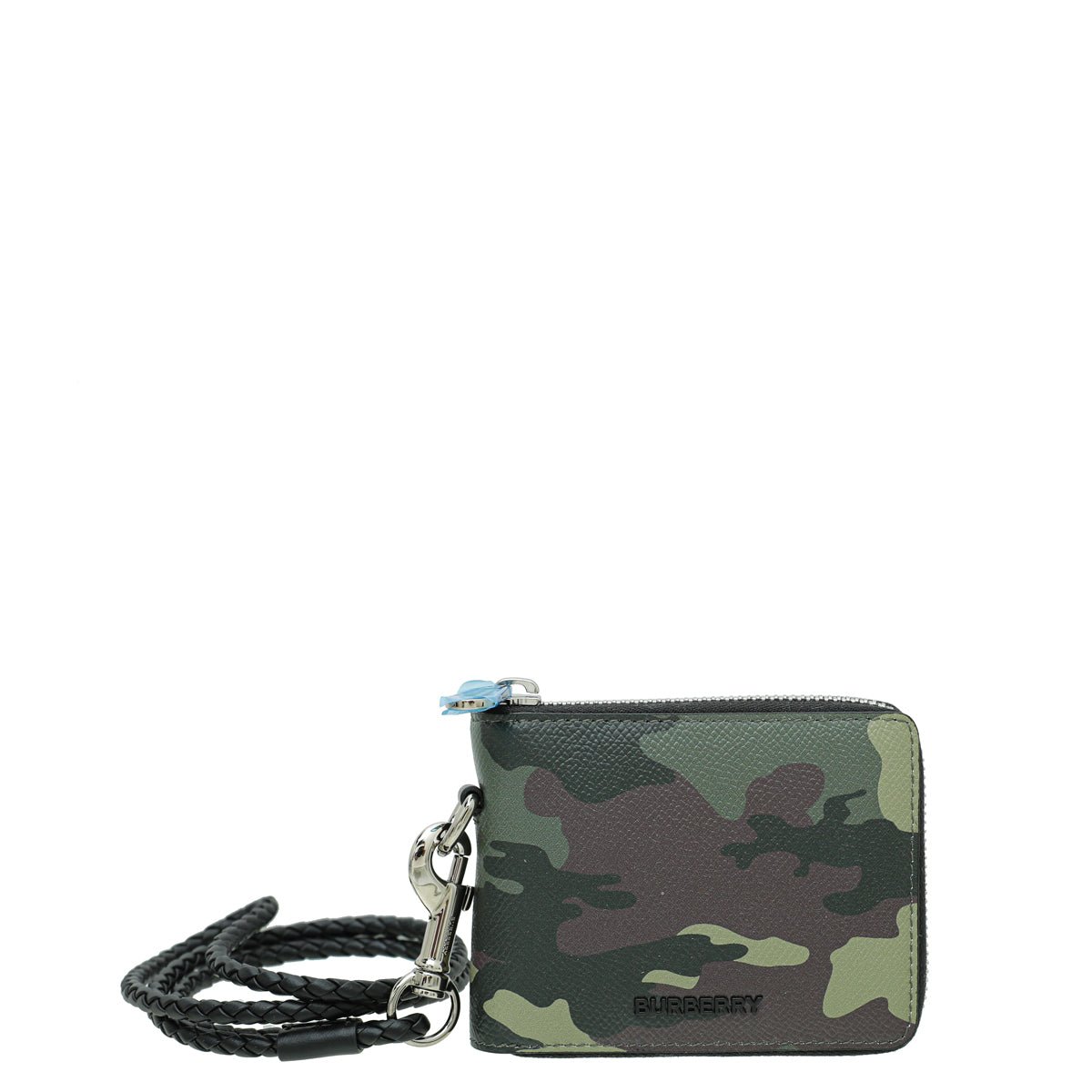 Burberry Mangrove Green Camouflage Daniels Zip-Around Wallet