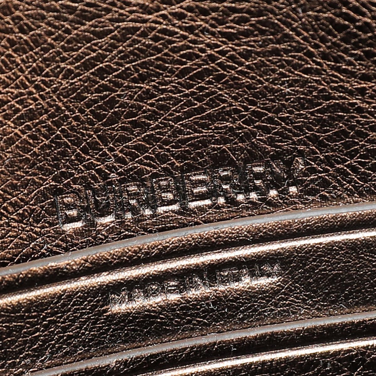 Burberry Metallic Bronze Studded Olympia Bag