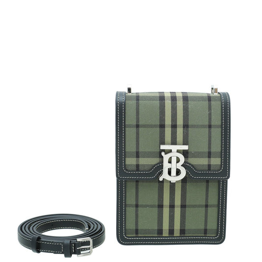 Burberry Military Green TB Robin Bag