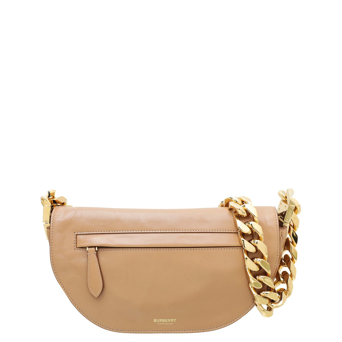 Burberry Modern Beige Olympia Chunky Chain Bag