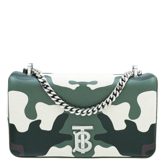 Burberry Multicolor Camouflage Print Lola Small Bag