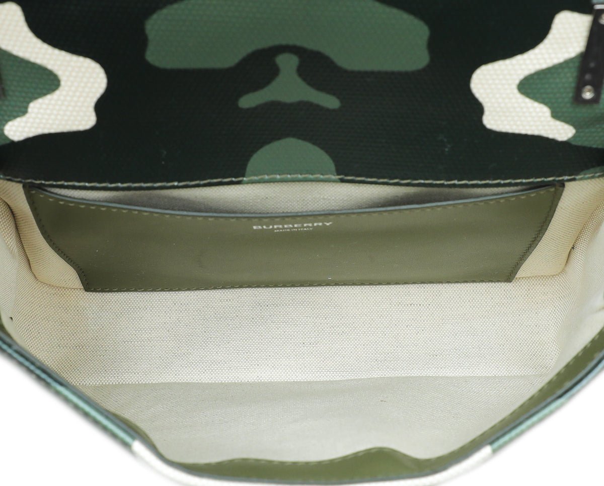 Burberry Multicolor Camouflage Print Lola Small Bag