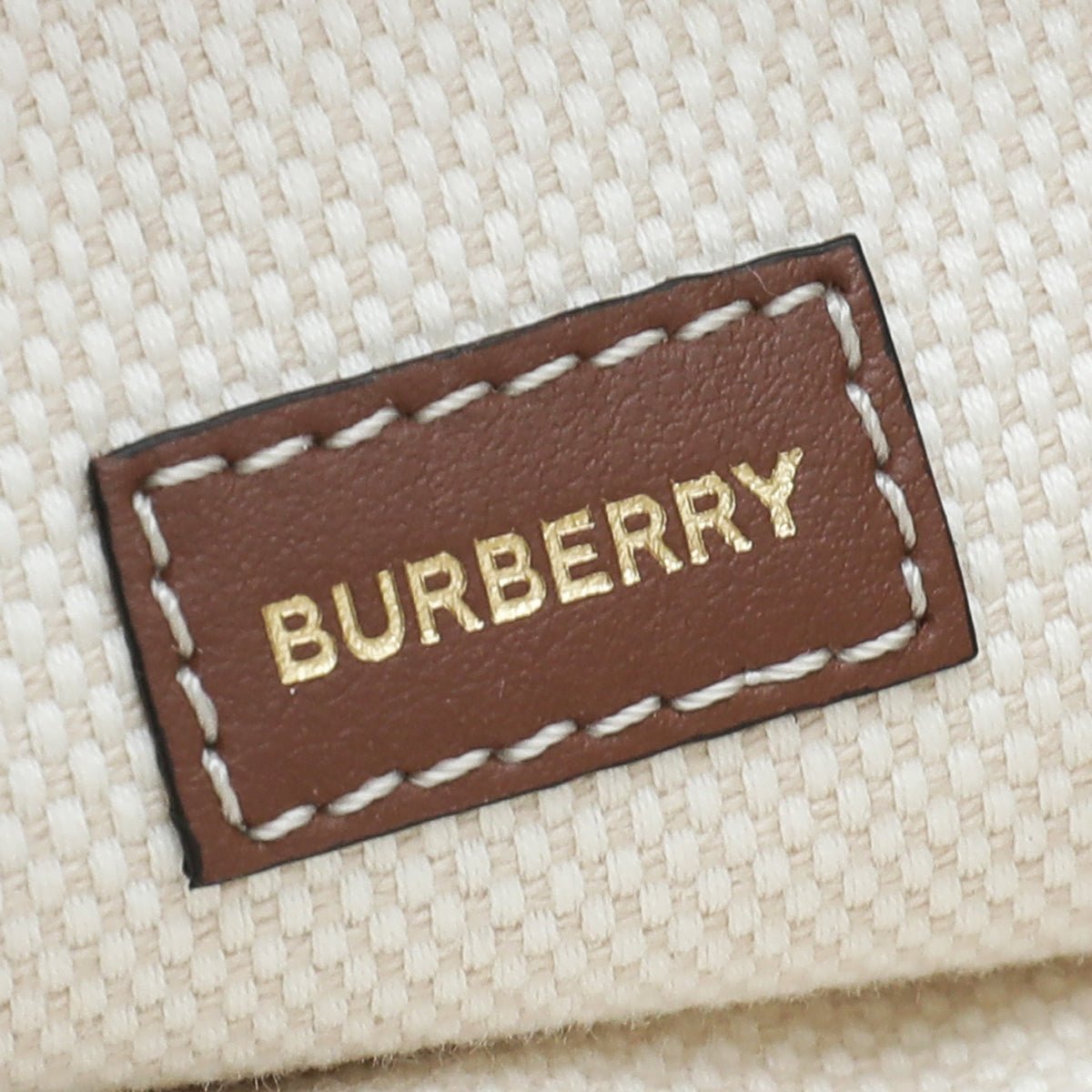 Burberry Natural Drawstring Small Pouch