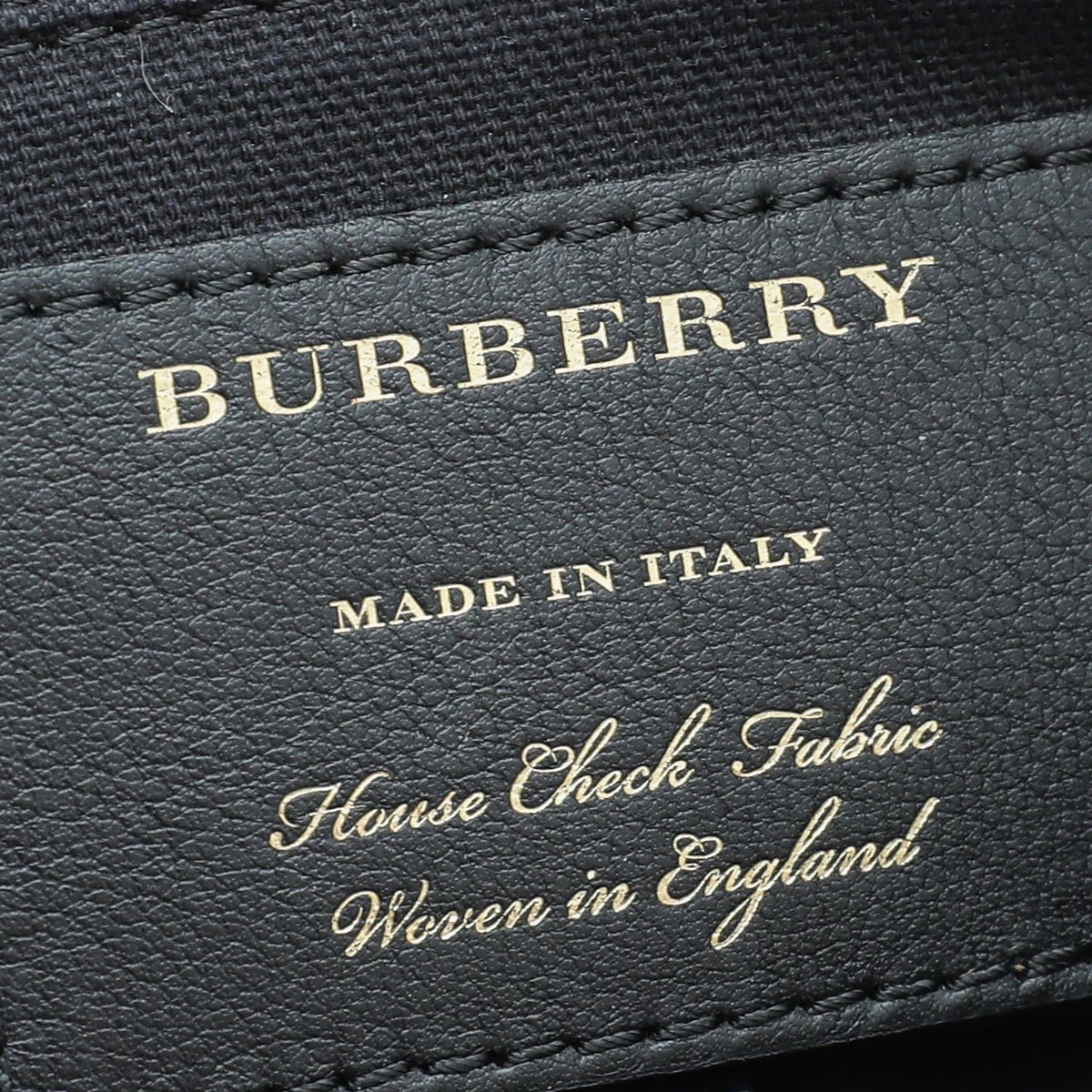 Burberry Navy Blue Banner Tote Medium Bag