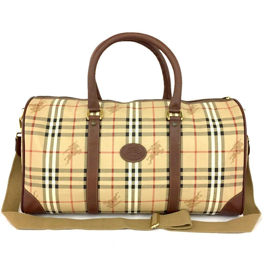 Burberry Nova Check Hand Bag w/Shoulder Strap