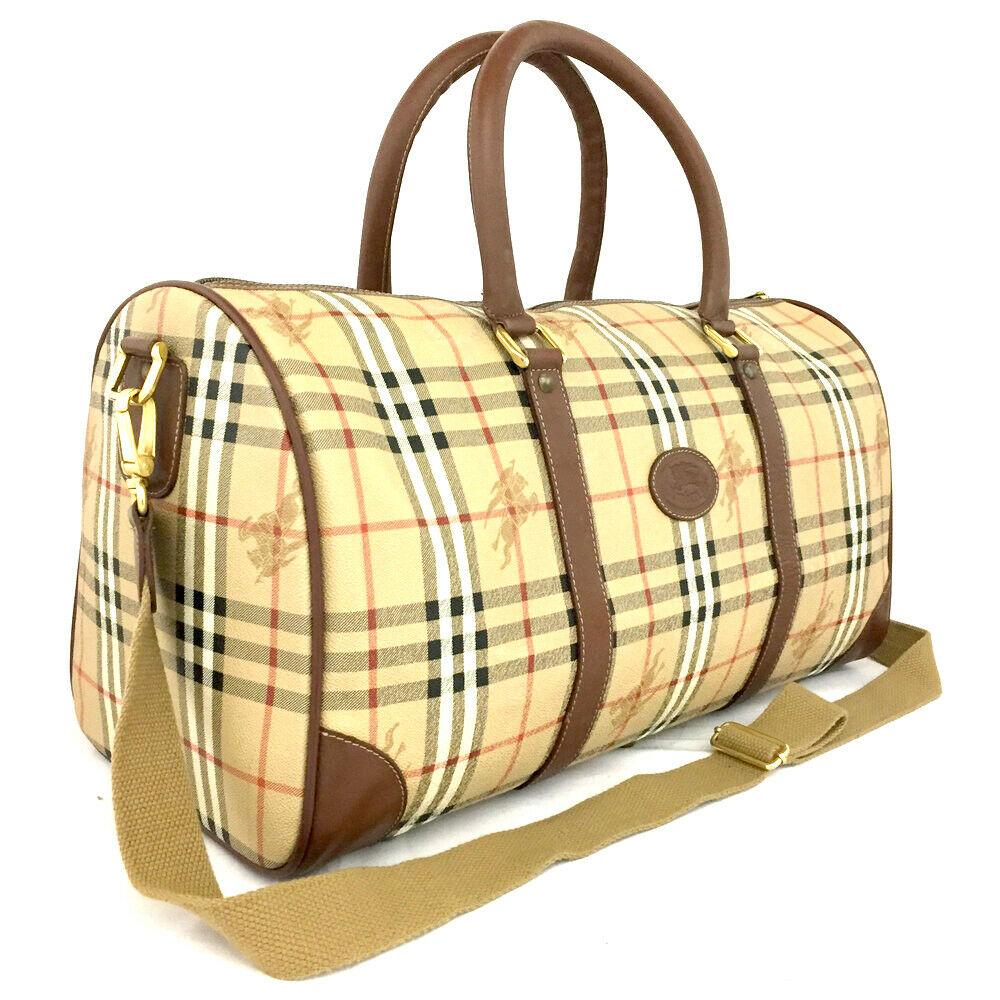 Burberry Nova Check Hand Bag w/Shoulder Strap