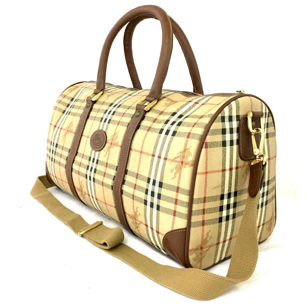 Burberry Nova Check Hand Bag w/Shoulder Strap