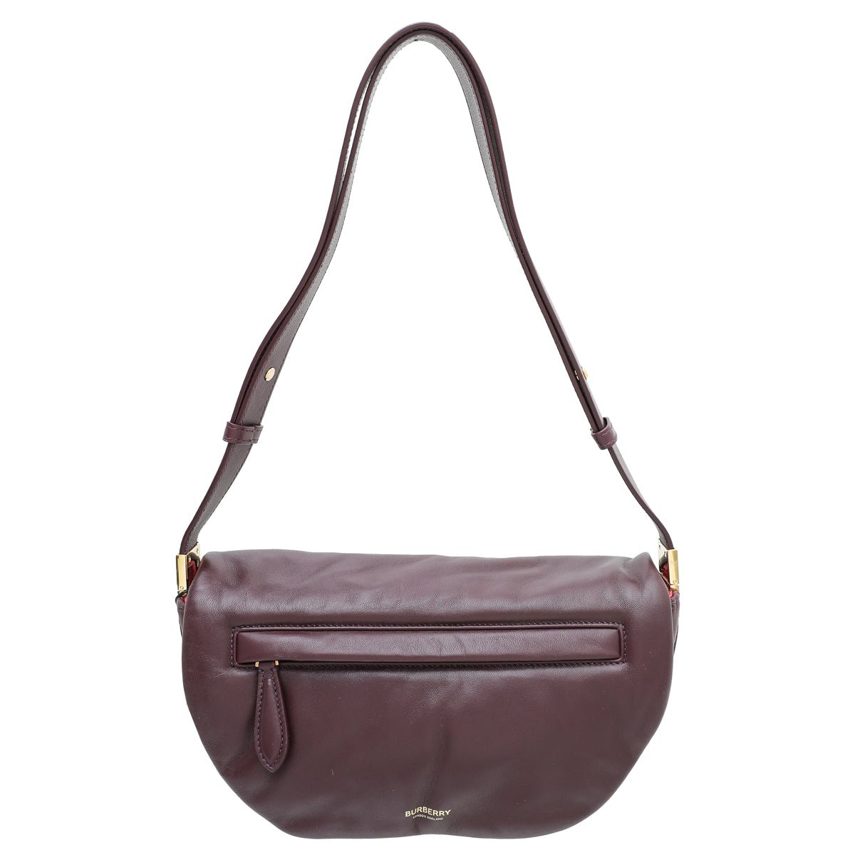 Burberry Oak Brown Soft Olympia Small Bag