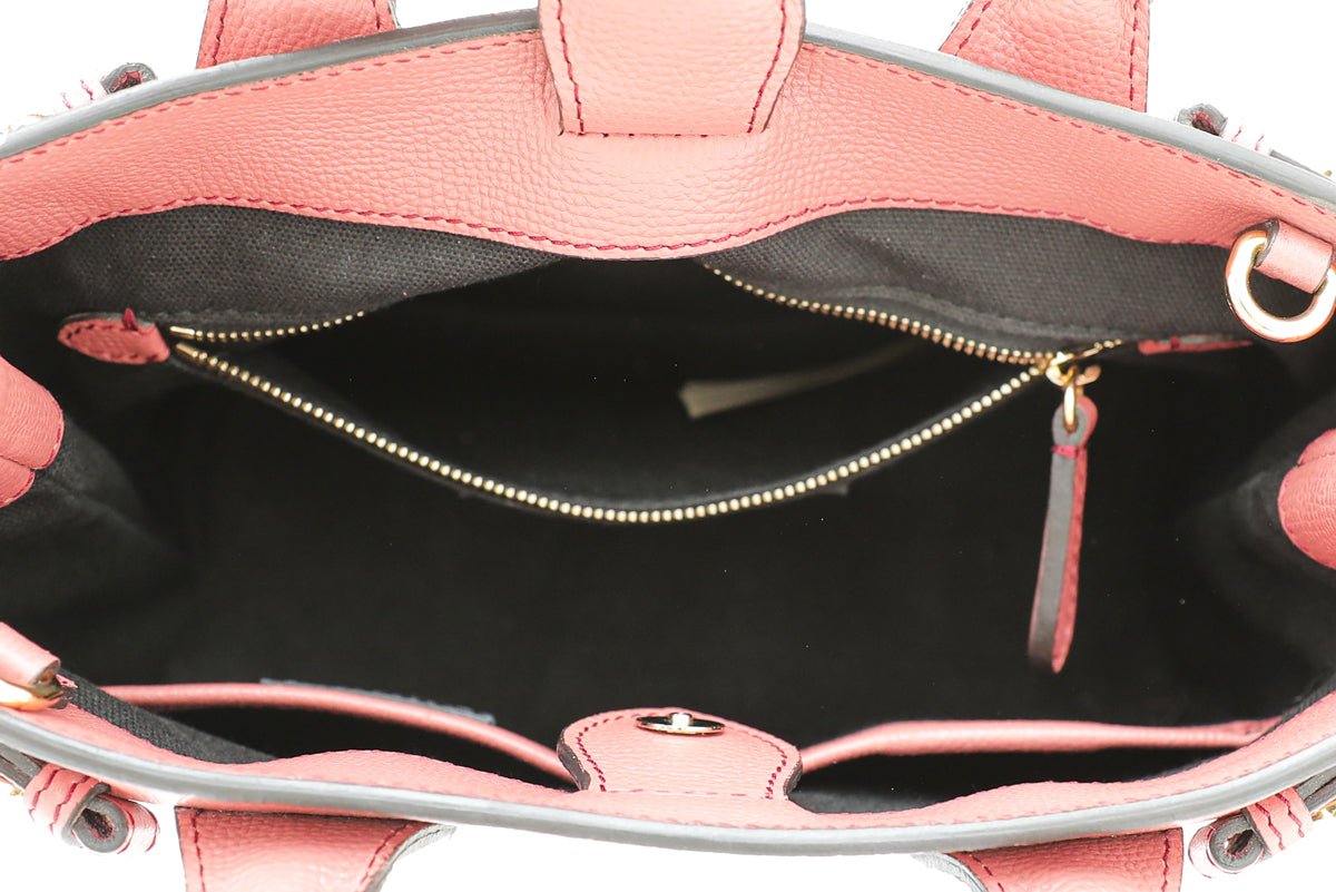 Burberry Old Rose Banner Small Tote Bag