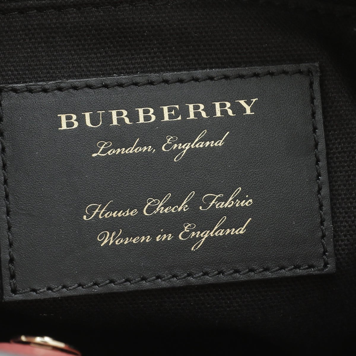 Burberry Old Rose Banner Small Tote Bag