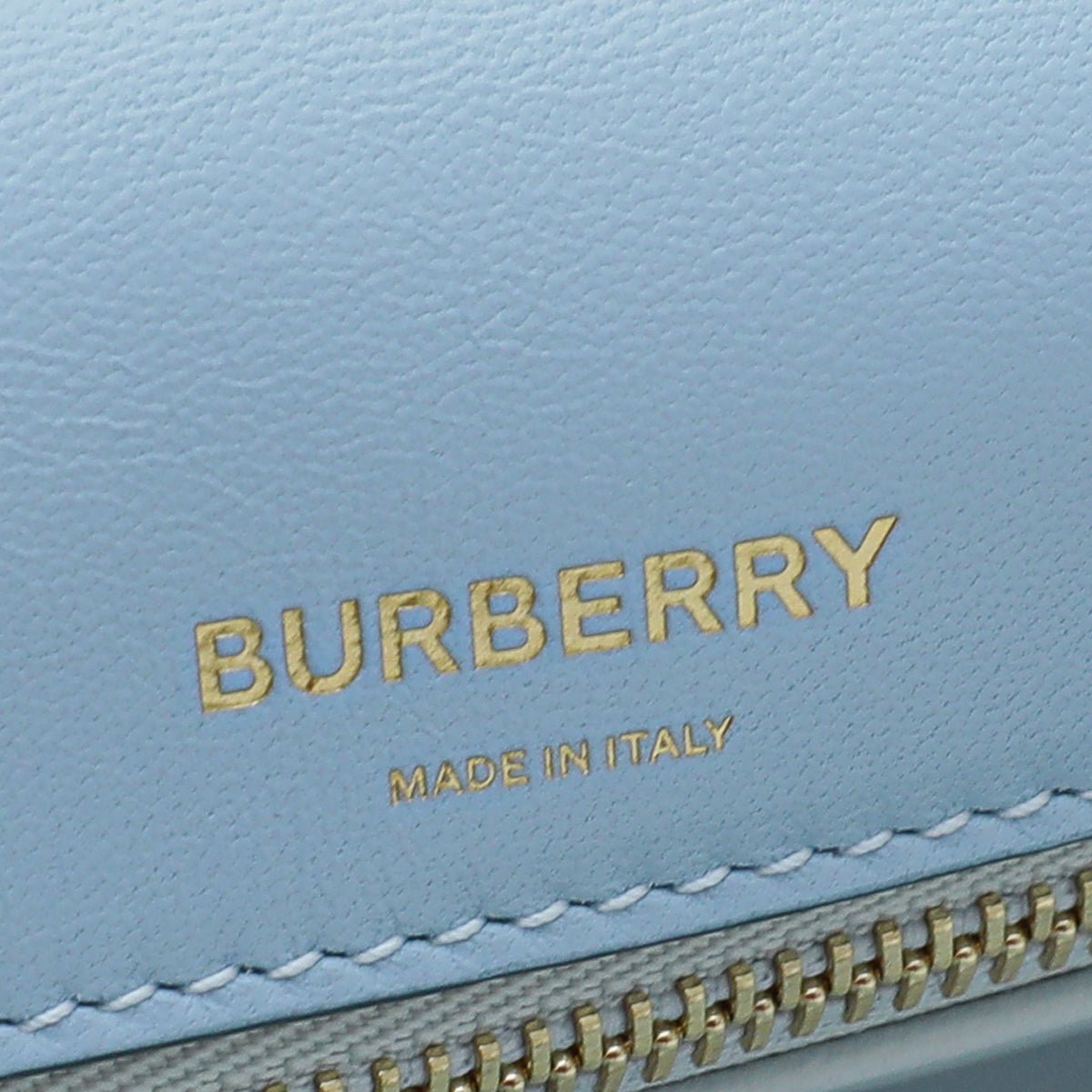 Burberry Pale Blue Soft Olympia Small Chain Bag