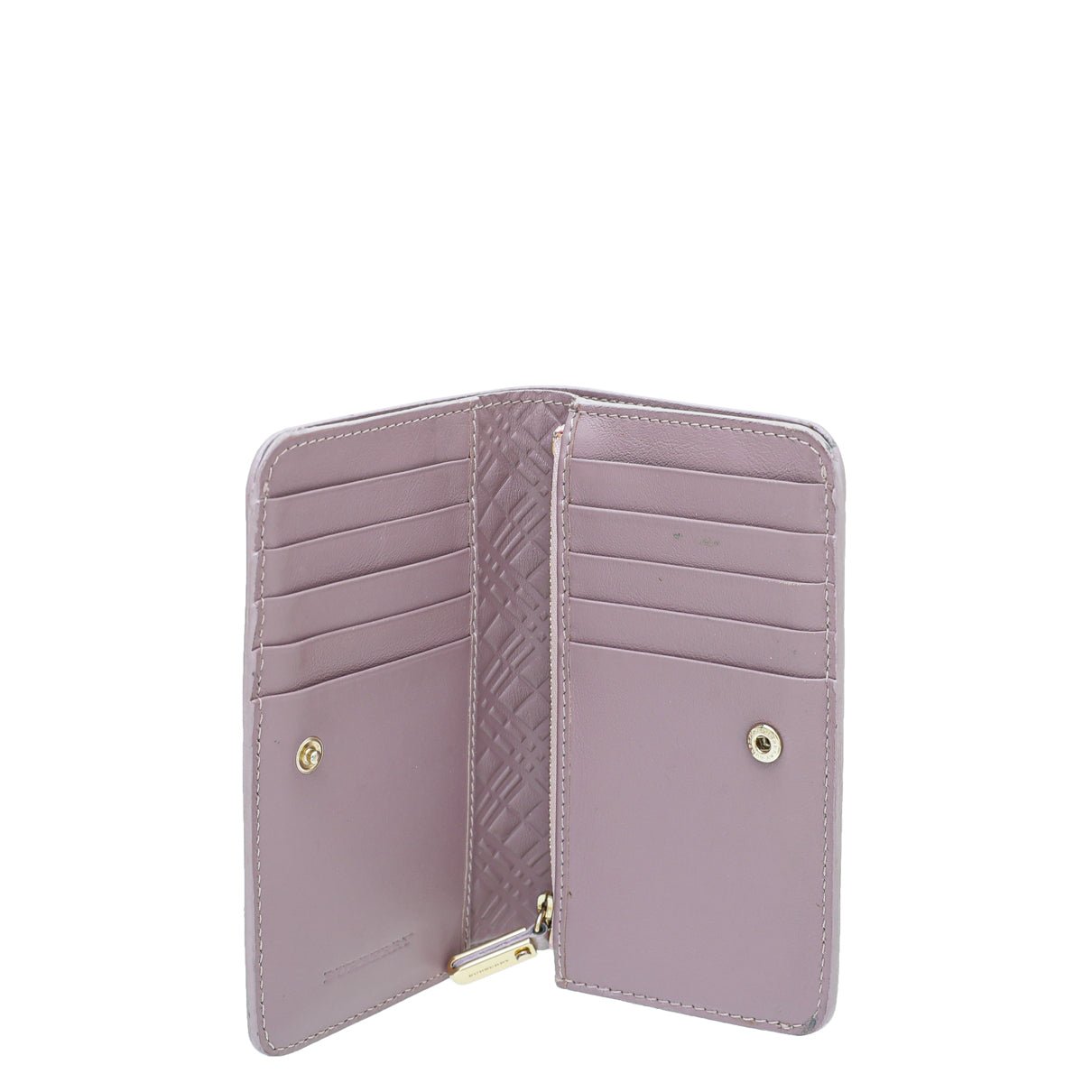 Burberry Pink Purple Medium Wallet