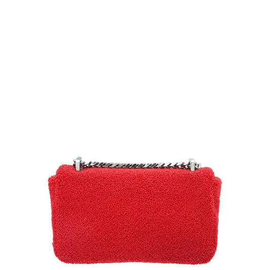 Burberry Red Terry Cloth Lola Chain Mini Bag