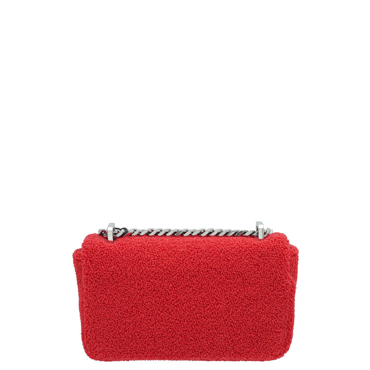 Burberry Red Terry Cloth Mini Lola Chain Bag